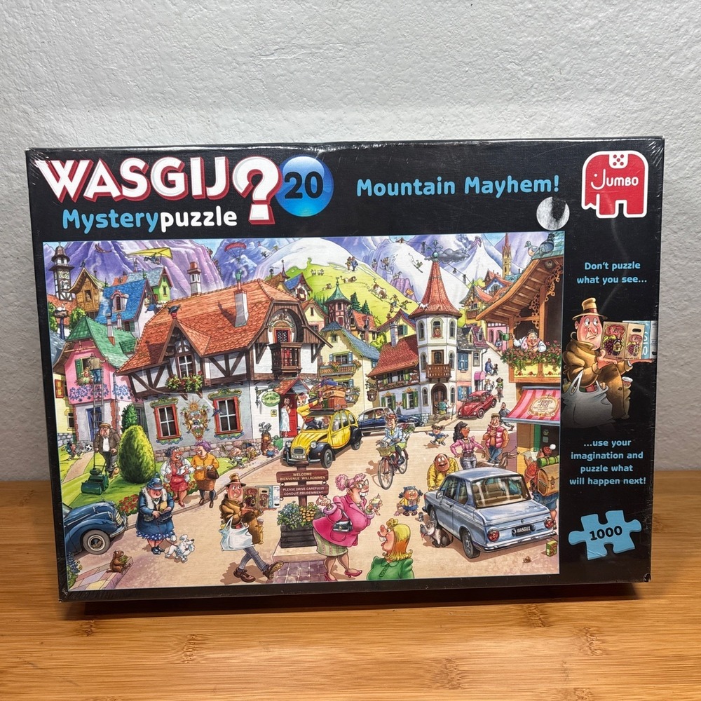 Wasgij - Mystery No 20 - Mountain Mayhem! - 1000 Piece New & Sealed